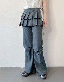 Grey Double Layer Pants #250416